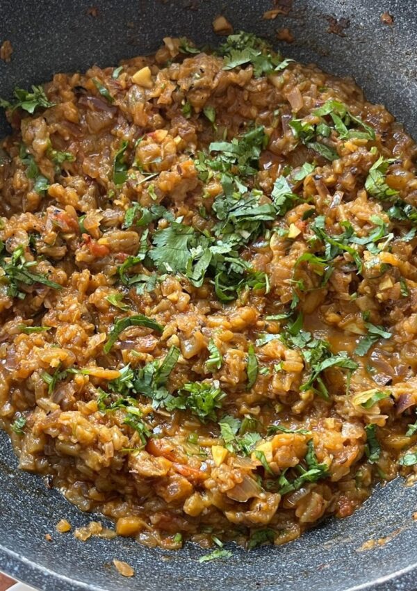 How to Make Traditional Baingan Bharta