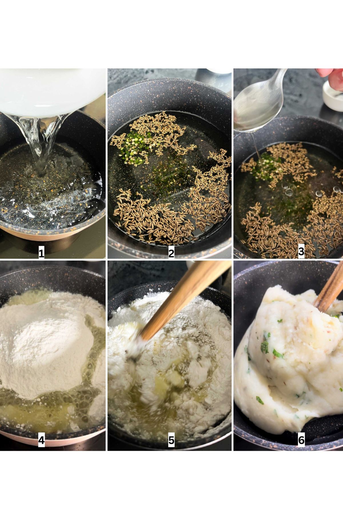 making papdi no lot (khichu) step by step photo